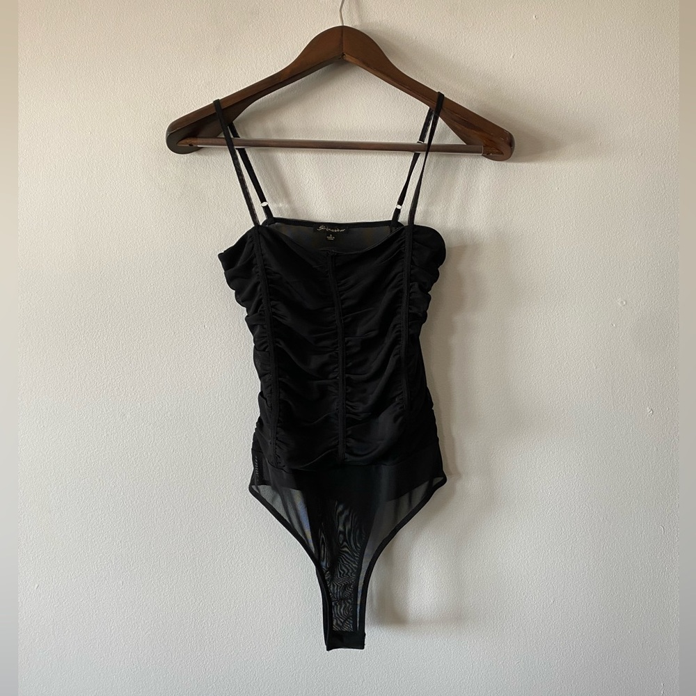 Black lace bodysuit